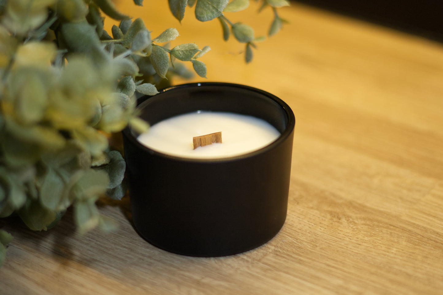 Matte Black Candle Jar